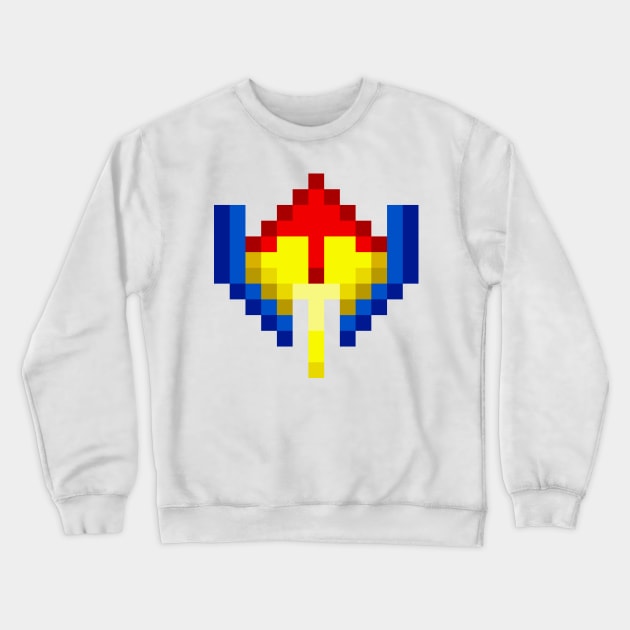 Galaxian Crewneck Sweatshirt by SpriteGuy95